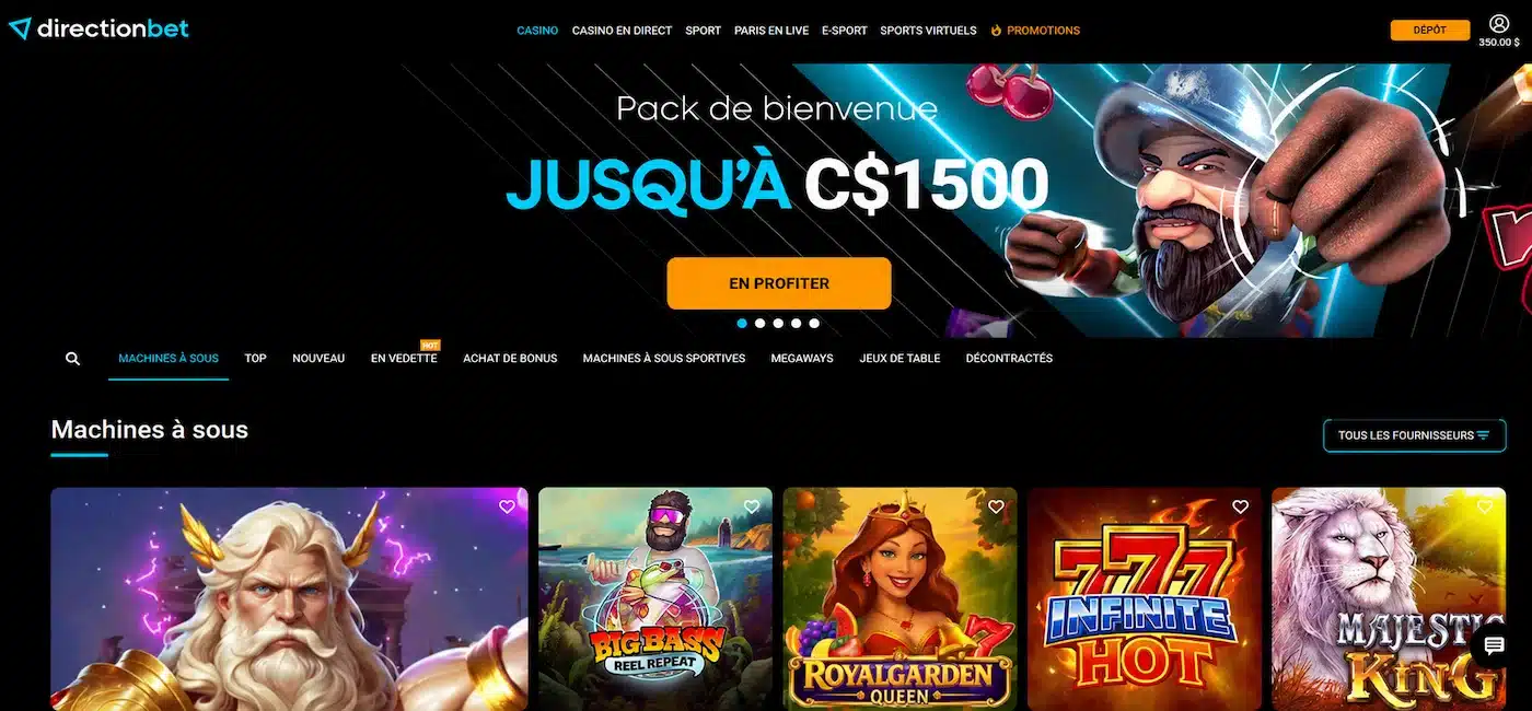 Directionbet casino fiable