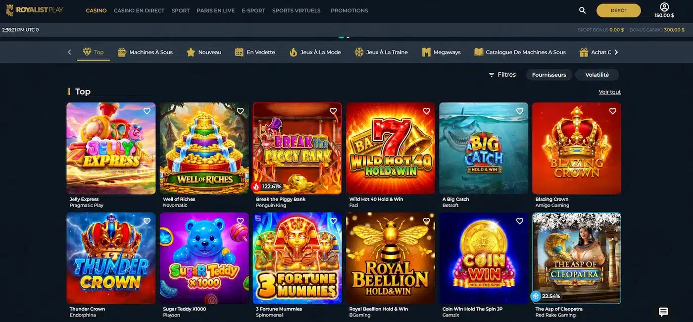 Royalistplay casino fiable